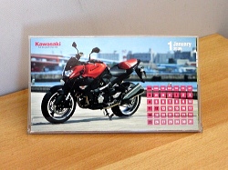 2009カワサキ デスクトップカレンダー
